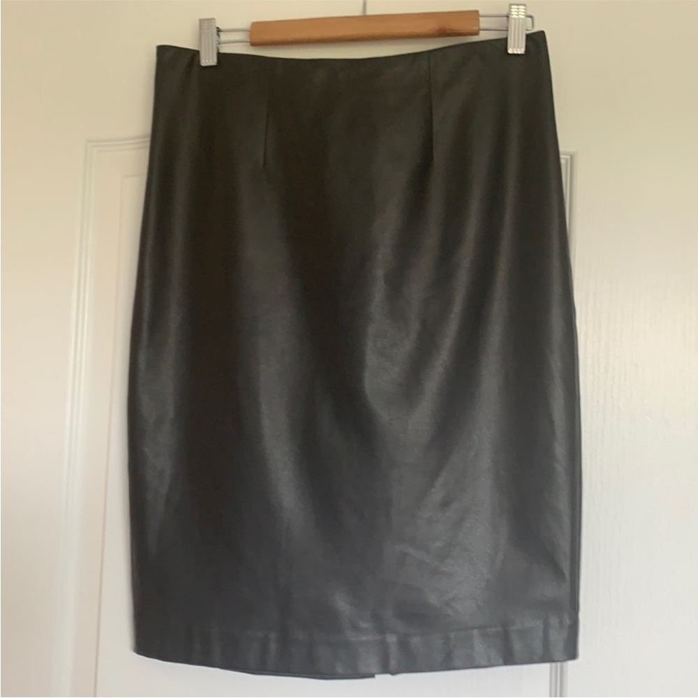 Ann Taylor Faux Leather Skirt